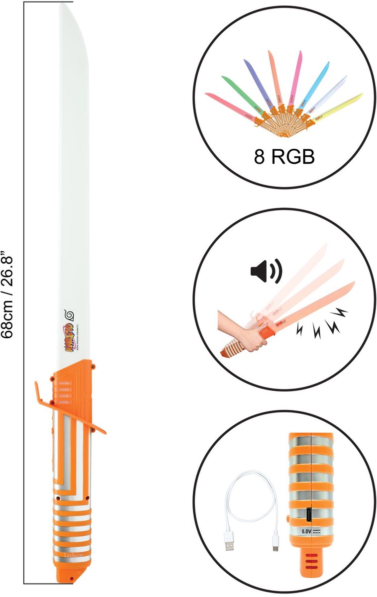 Naruto LED Laser Sword met geluidseffecten