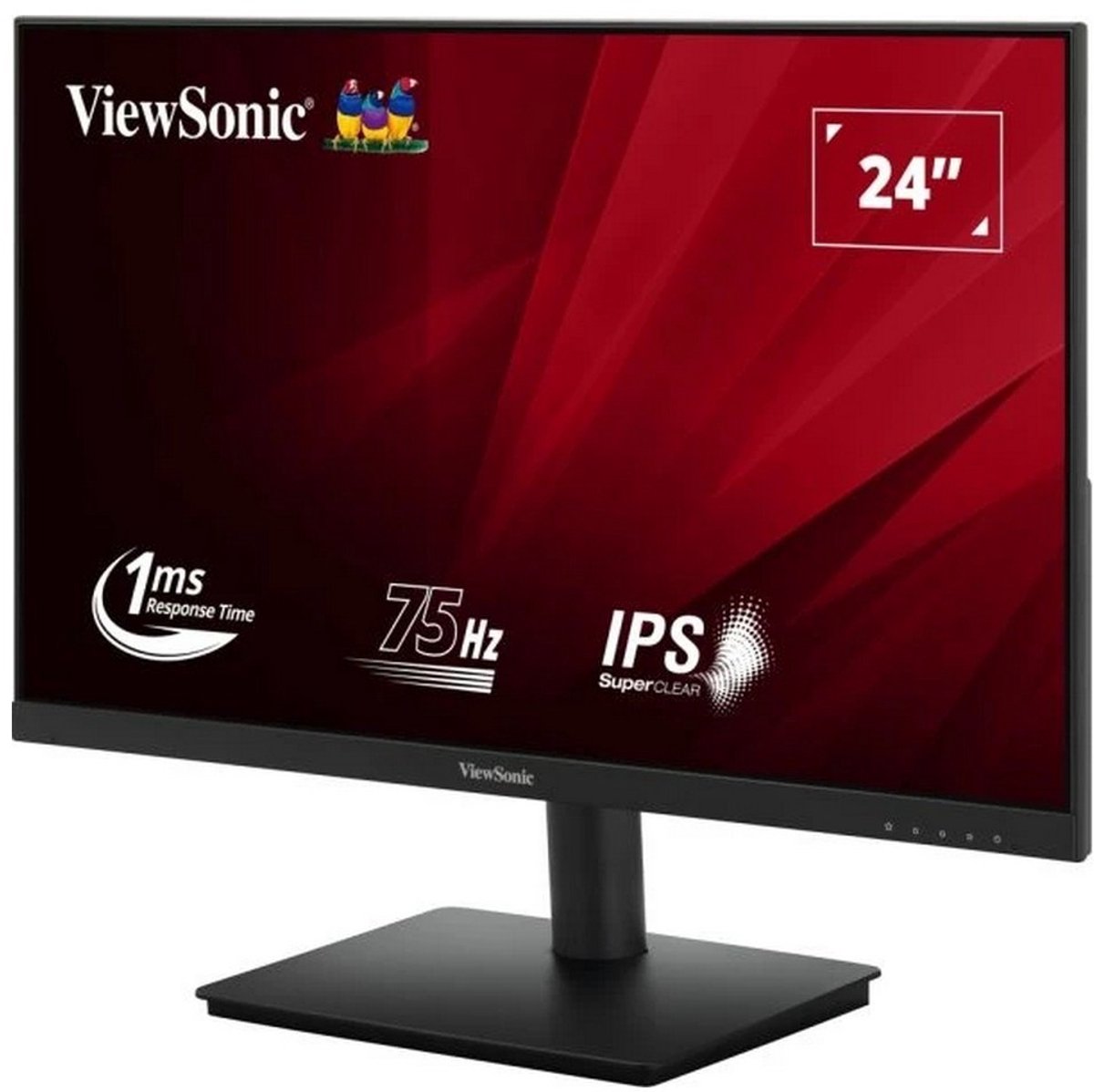 Viewsonic VA240-H-2 - LED-Monitor 24'' - 1920 x 1080 @ 75Hz - IPS - 250 cd/m² - 1 ms - HDMI, VGA (D-Sub) - Zwart