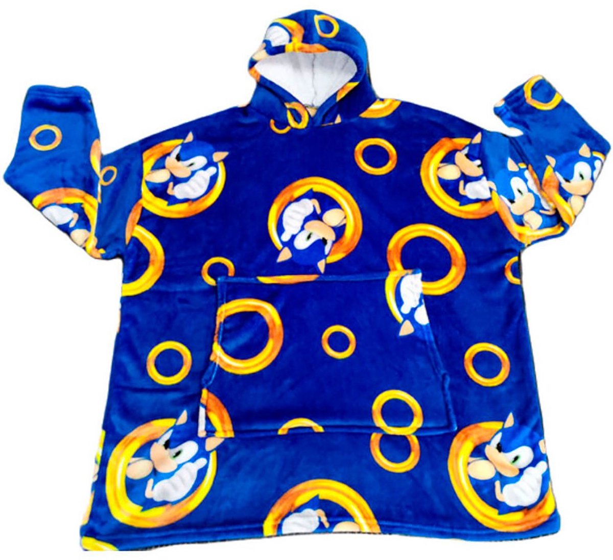 Sega Sonic Badjas Blauw Kinderen