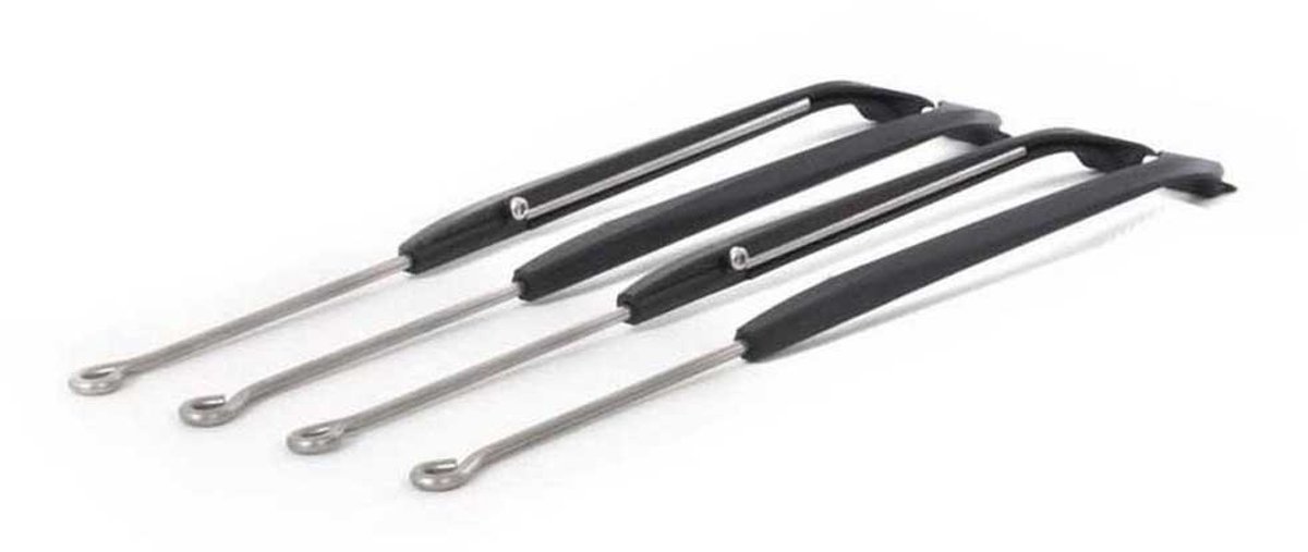 Spatborddeel hebie spatbordstangen tbv viper  taipan borden incl kuns - ZILVER