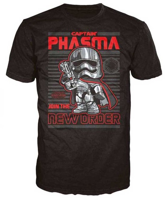 Pop! Tees: Star Wars - Captain Phasma Size S