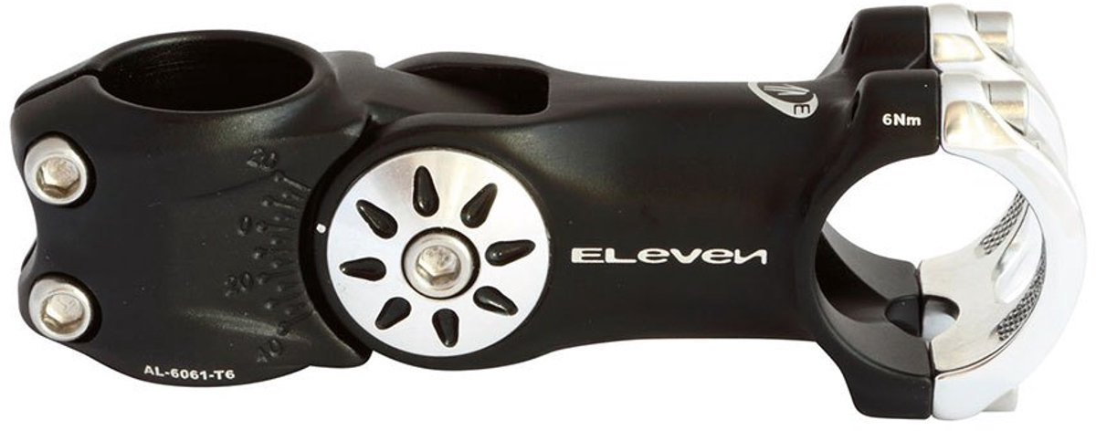 Eleven O-s 1-1/8´ Regulable Fiets Stuurpen Zilver 110 mm / -20º/+40º