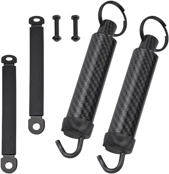 Tailgate Bracket - Pet Ventilation Car Lock met Haak voor Kofferbakdeksel - Carbon Fiber Versterkte Verstelbare Ontwerp voor Auto/Kofferbakdeur - Voorkomt Oververhitting en Beschermt Huisdieren tegen Gevaren