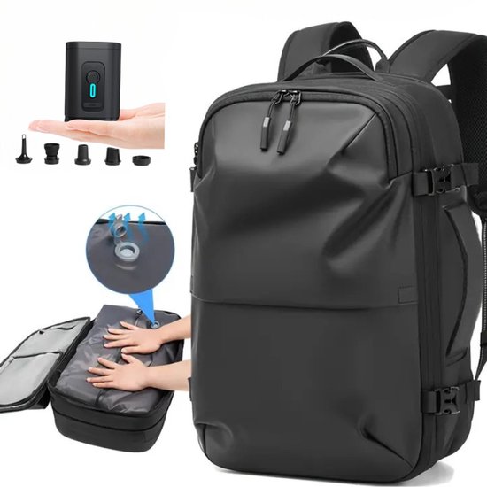 Traveler - Vacuüm Rugzak - Airbag - Reistas - Handbagage - Grote Reisrugzak voor Dames en Heren
