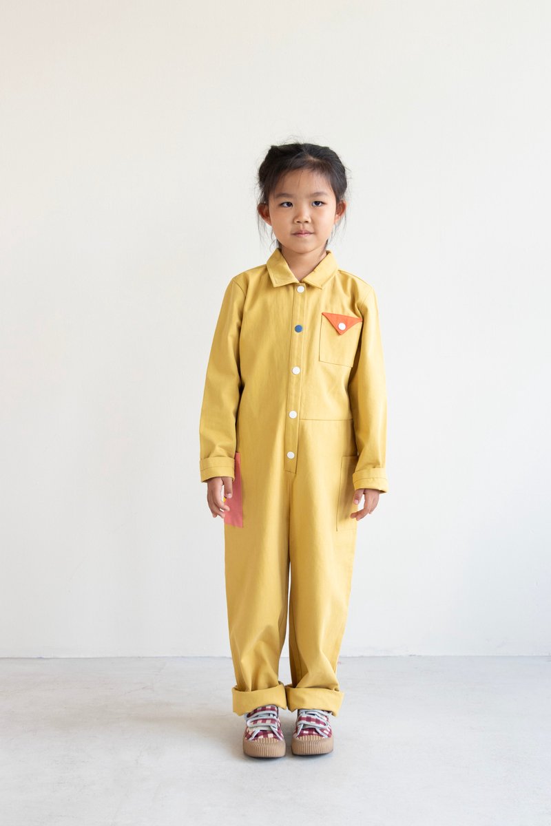 Sticky Lemon - jumpsuit - rietgroen