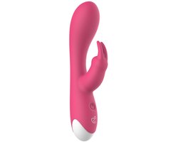 EasyToys Rabbit Play – Roze Rabbit Vibrator – Vibrators voor Vrouwen – Sex Toys voor Vrouwen – Duo Stimulator – Clitoris & G-Spot Vibrator – Seksspeeltje voor Vrouwen – Oplaadbaar via USB – Waterdicht – Discreet Intiem Seks Speeltje
