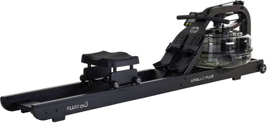 Fluid Rower Apollo Plus Roeimachine Zwart met Waterweerstand