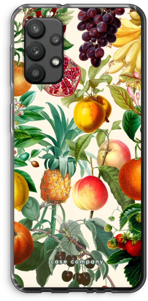 Case Company® - Hoesje geschikt voor Samsung Galaxy A32 4G hoesje - Classic Flora - Soft Cover Telefoonhoesje - Bescherming aan alle Kanten en Schermrand