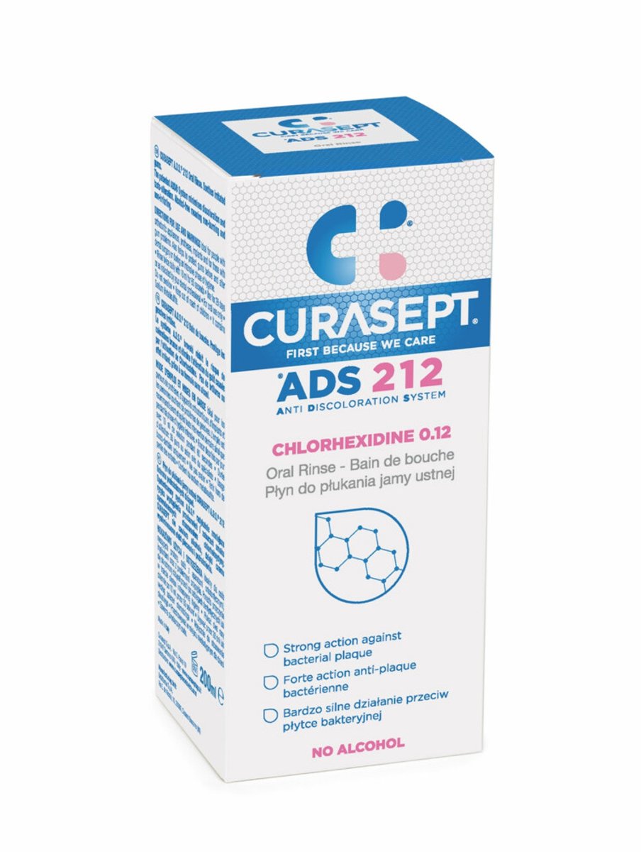 Curasept Mondspoeling 0,12% CHX - 3 x 200 ml - Voordeelverpakking