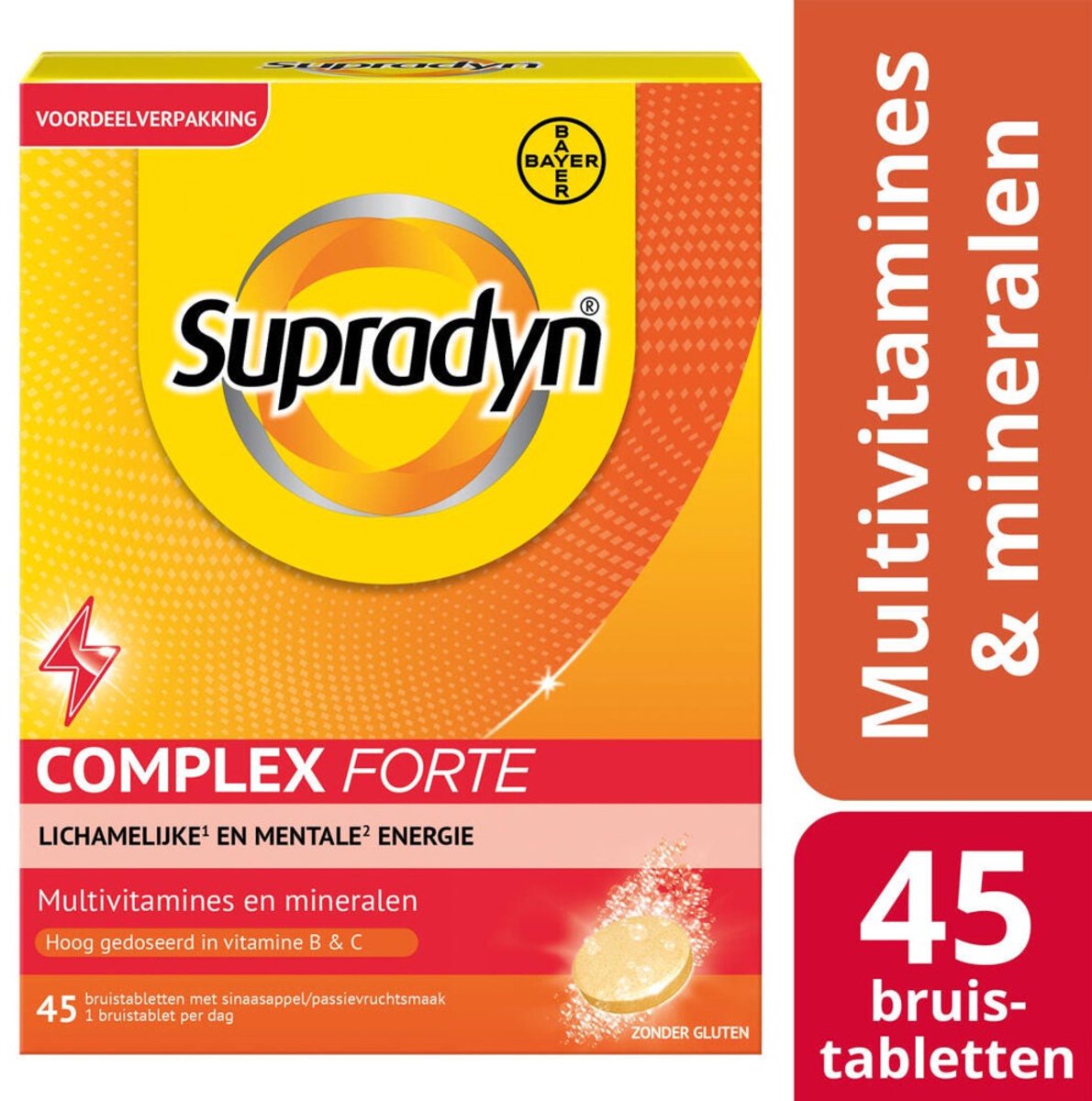 Supradyn Complex Forte - 2 x 45 bruistabletten - Voordeelverpakking