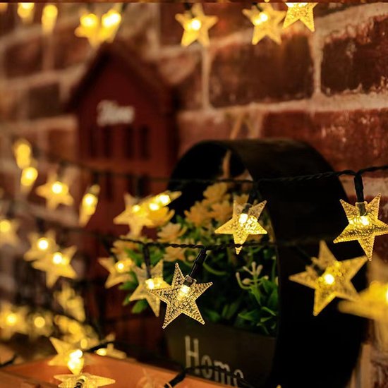 Houten decoratiehanger ster met gat - Kaarten en Kadootjes