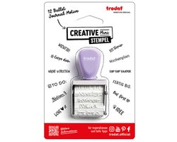 Creatieve mini-stempel 'Aardige boodschappen'