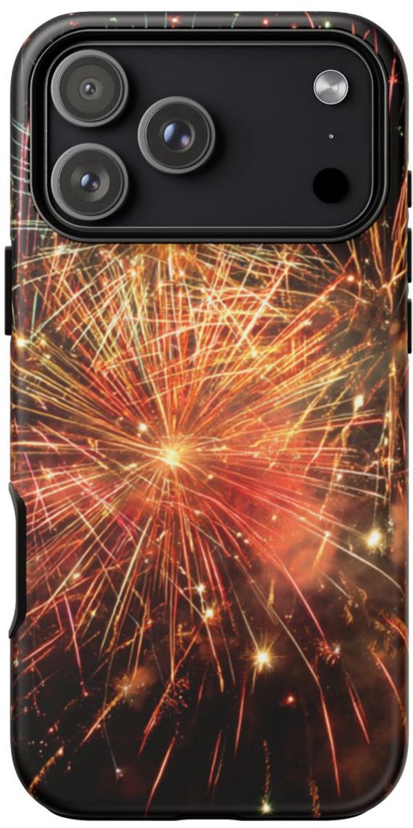 Kleurrijke Vuurwerkshow – Telefoonhoesje Geschikt voor iPhone 17 Pro Max