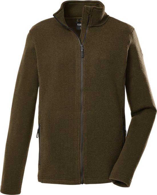 FemiChic Fleecejack voor heren, dik gebreid vest, gevoerde jas, winter, feecepullover, gebreide jas, outdoor jas, fleecejas, warm sweatshirt met rits