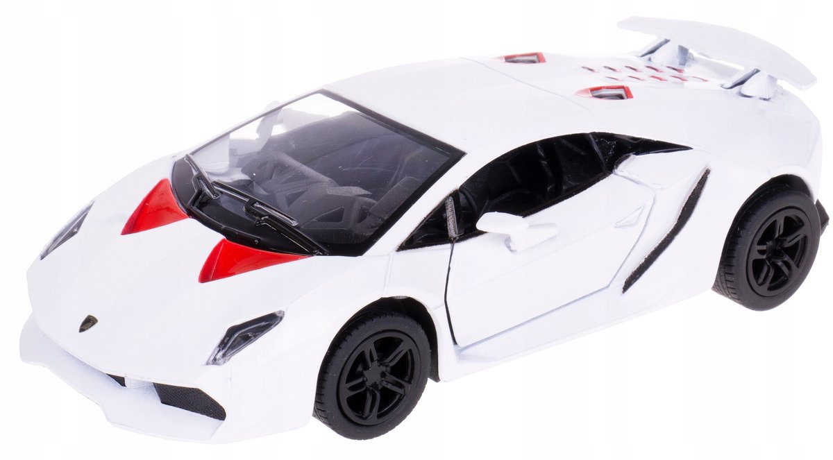 Lamborghini Sesto Elemento Modelauto 1:38 Kinsmart Wit