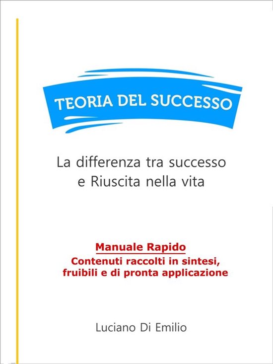 Teoria del Successo - cover