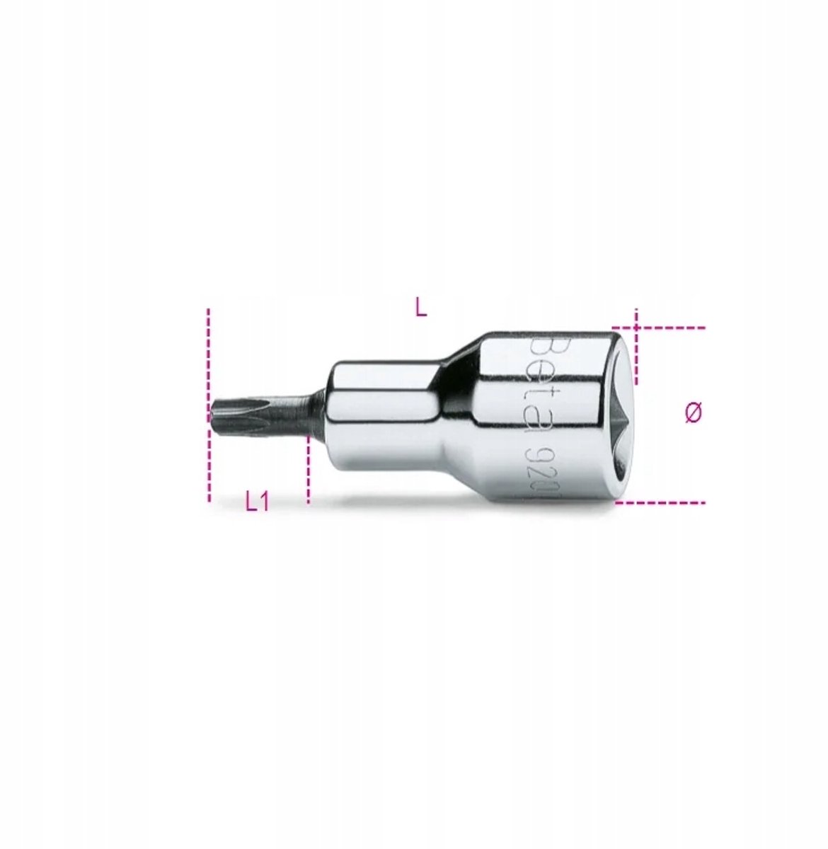 Beta Torx T27 Dopslagsleutel 1/2" Fraudebestendig