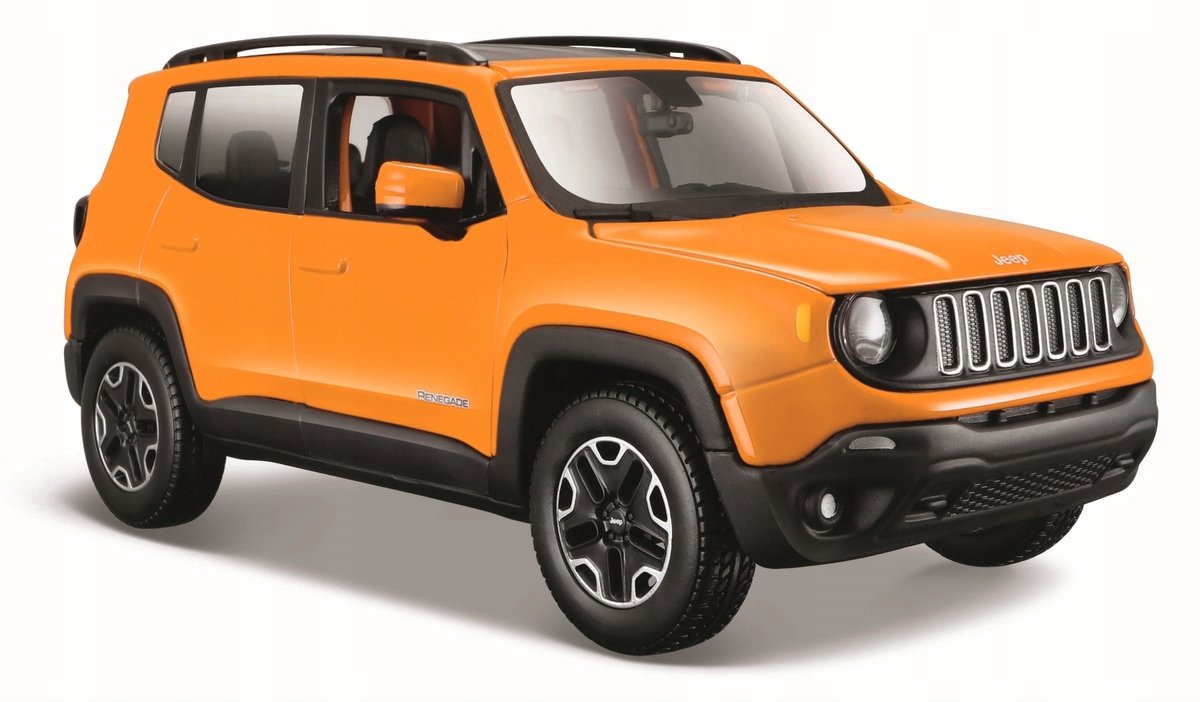 Maisto Jeep Renegade 1:24 Oranje Metaal Modelauto