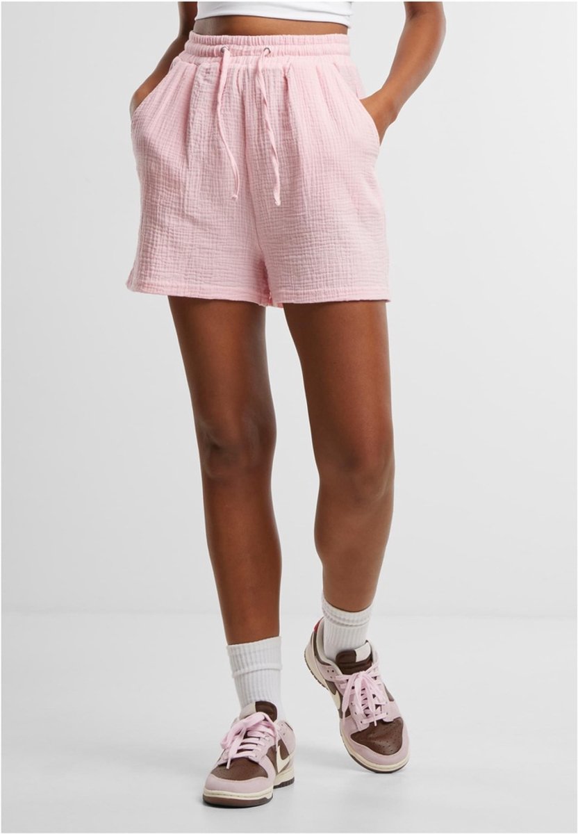Urban Classics Musselin Korte broek S Roze