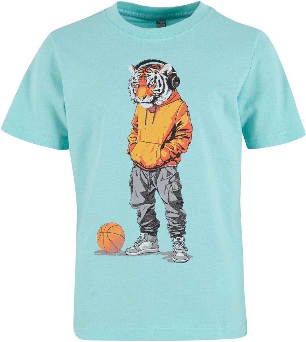 Mister Tee Kids Tiger Sports Kinder Tshirt Kids 134/140 Blauw