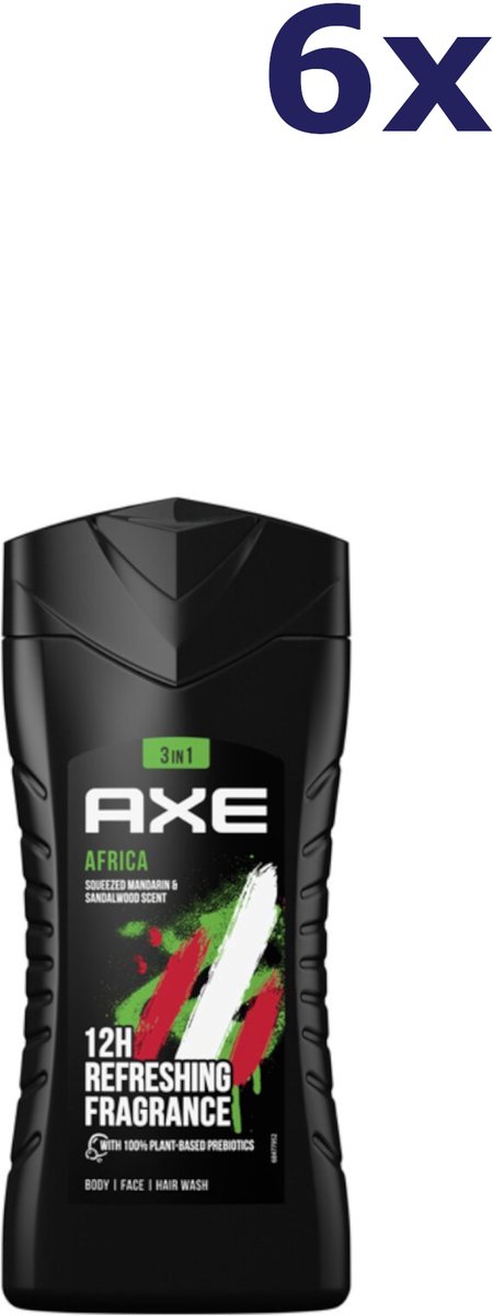 Axe - Douchegel - Africa - 250ml x 6