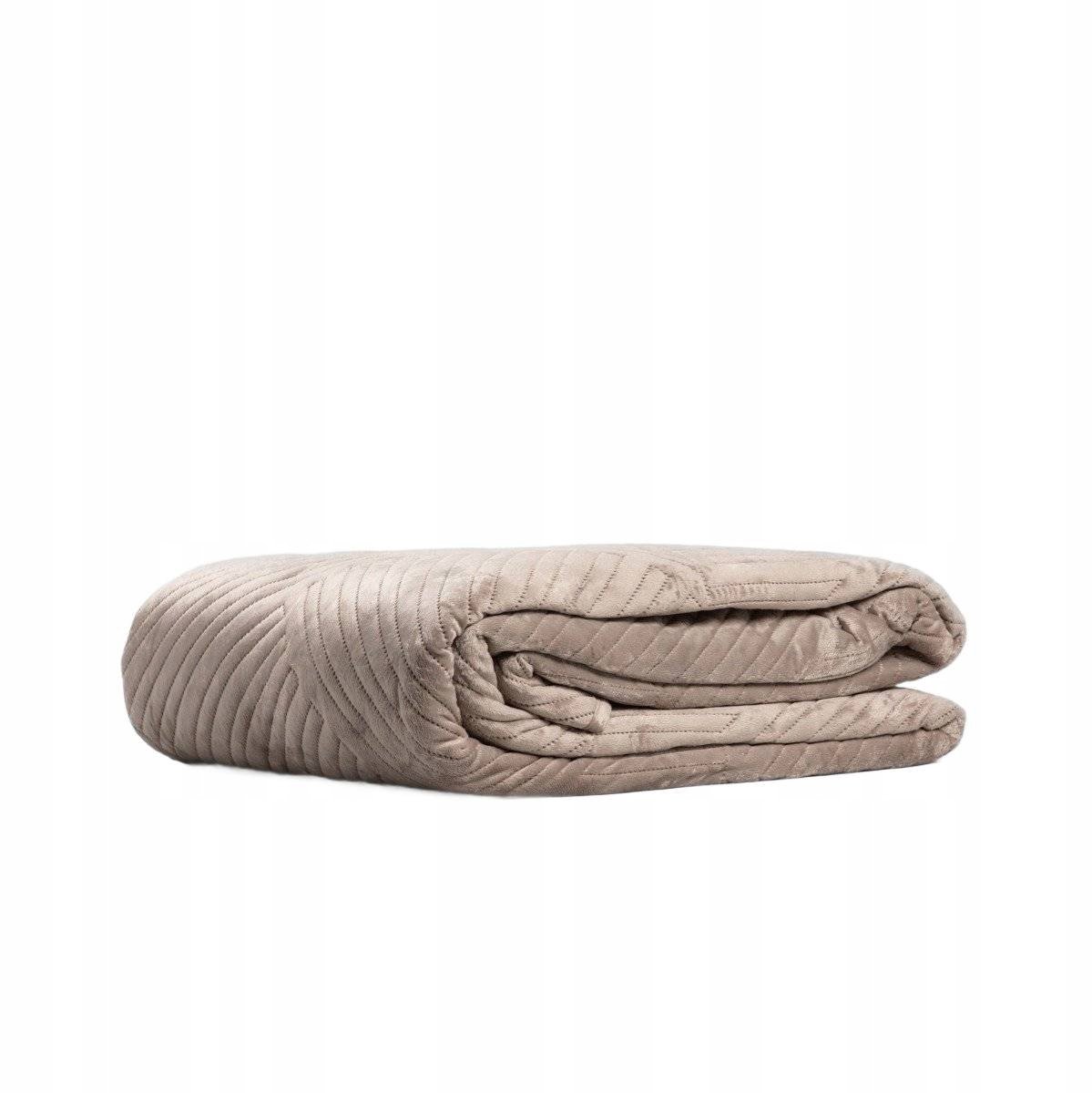 HOMLA - AURUM - Bedsprei - 220x240 cm - Gouden Velvet