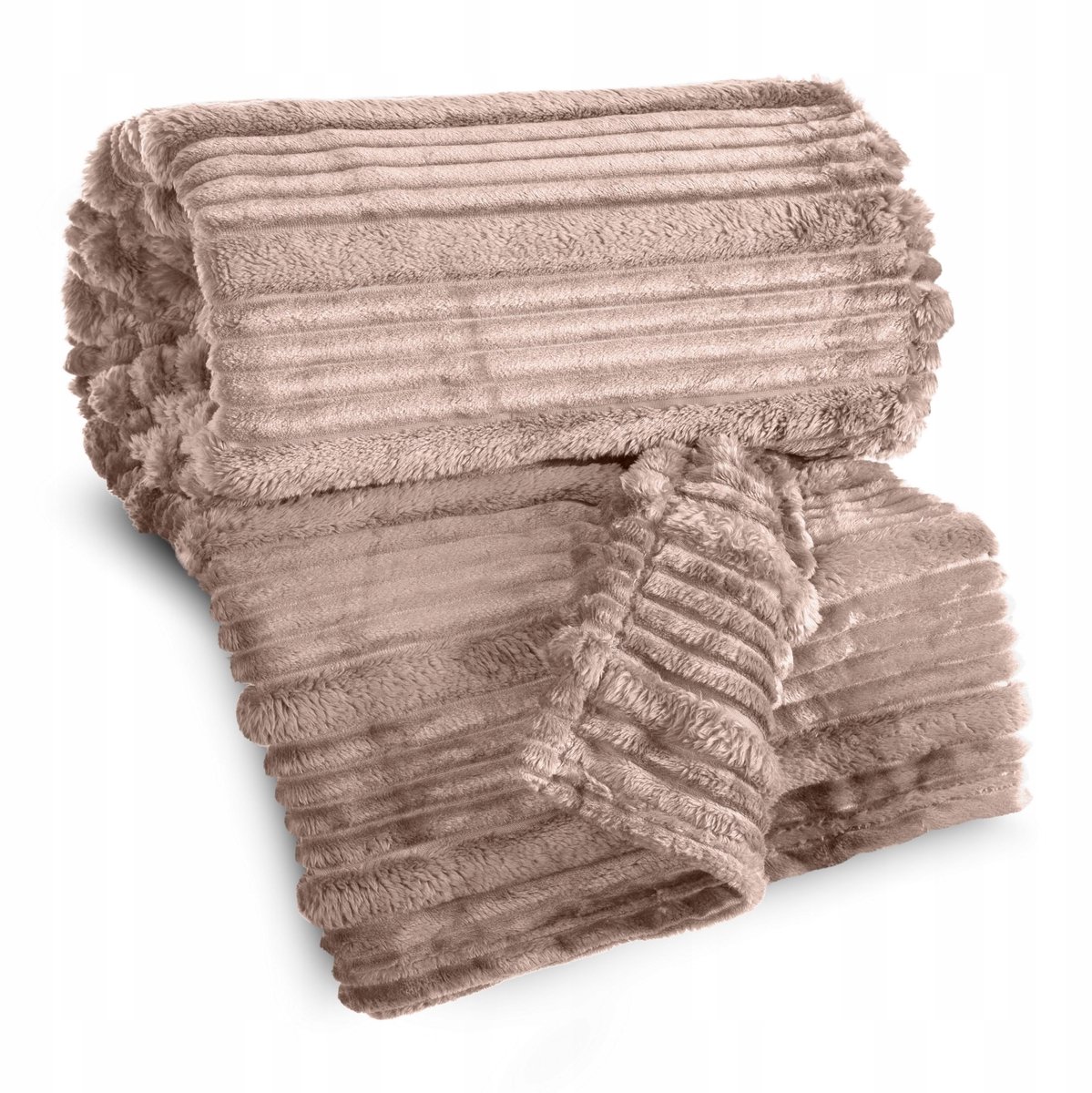 Zachte Pluche Deken NINA 150x200cm - Luxe Woondeken met 3D Effect