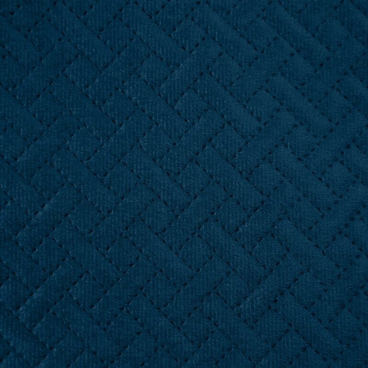 Luxe Velours Bedsprei Luiz5 170x210cm - Stijlvol Navyblauw
