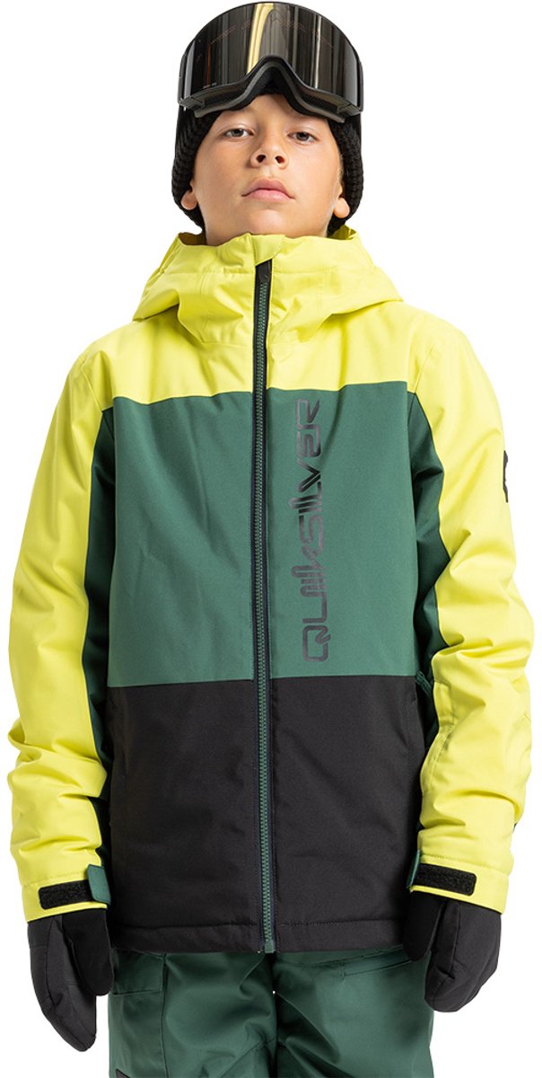 Quiksilver Side Hit Block Jas 12 Years Jongen Zwart