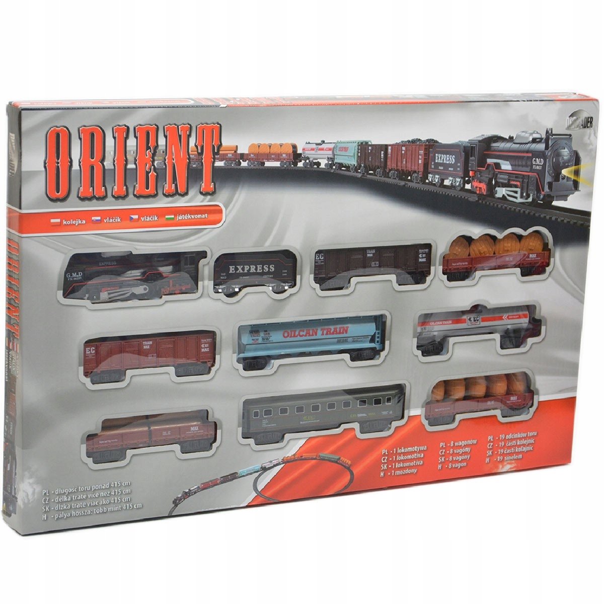 Dromader Orient Treinbaanset - 415cm Spoorlengte