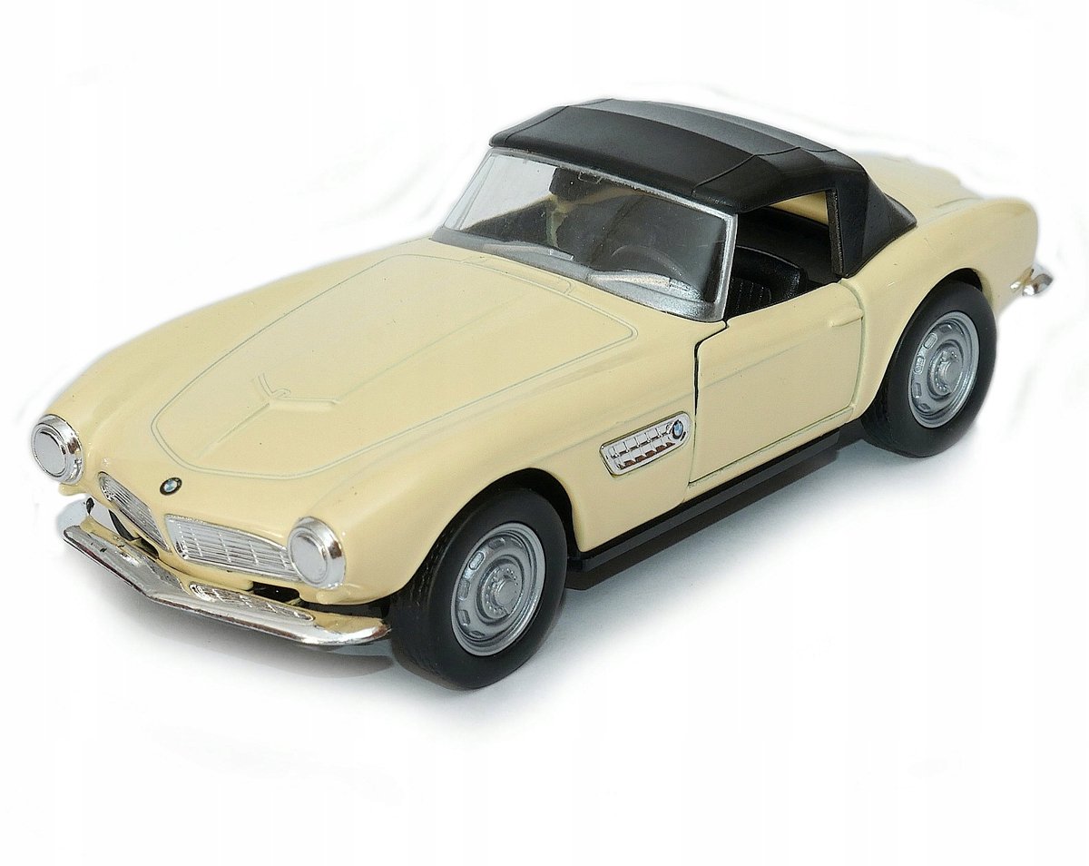 BMW 507 Cabrio Modelauto Metaal 1:34 - Welly Nex Ecru