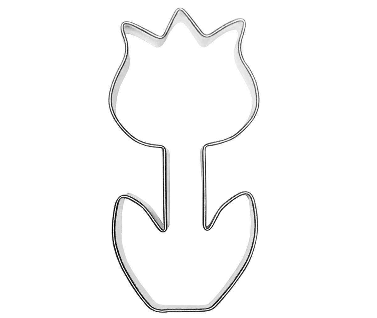 Tulipaan Koekjesvorm 6,3 cm - Metalen Uitsteker voor Koekjes