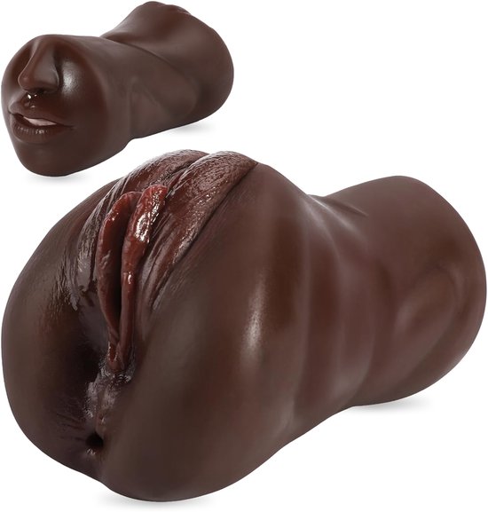 Jespro Ebony Pocket Pussy - Zwart - Kunstvagina - Sex Toys voor Mannen -  Masturbator -