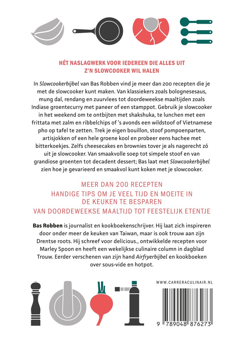 Zwart-wit illustratie van een bananenschil, koekenpan met deksel, kikkerbil en drie lepels.
