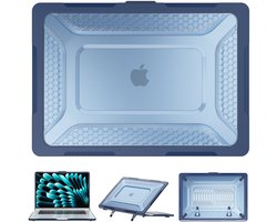 Turtle Shift Laptopcover Shield geschikt voor MacBook Air 15.3 inch 2023 / 2024 M3 / 2025 M4 / 2026 M5 - Blauw