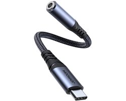 Joyroom Audio adapter USB-C naar 3.5mm - Zwart