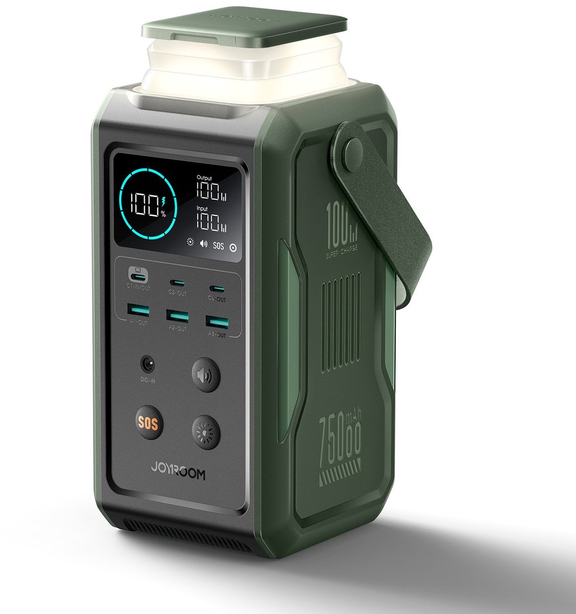 Joyroom 100W XXL Power Bank met uitklapbare Licht voor - Joyroom - €129,99