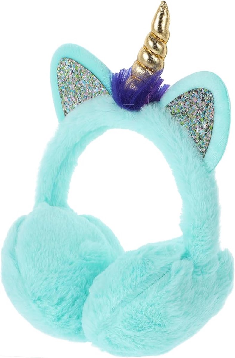 Eenhoorn Oorbeschermers， Pluche Oorbeschermers ，Kerst Oorwarmers， Eenhoorn Party Gunsten Leuke s Opvouwbare ，Kerst Oor Cover Oor Cover Santa