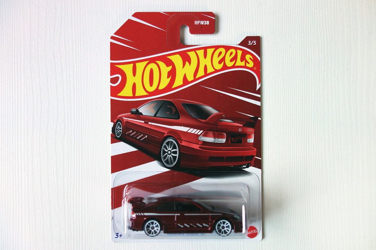 Hot Wheels Honda Civic Si - Rood Schaal 1:64 - Nieuw