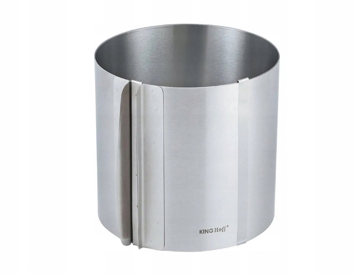 Verstelbare Taartring 16-30 cm, 15 cm Hoog - Roestvrij Staal