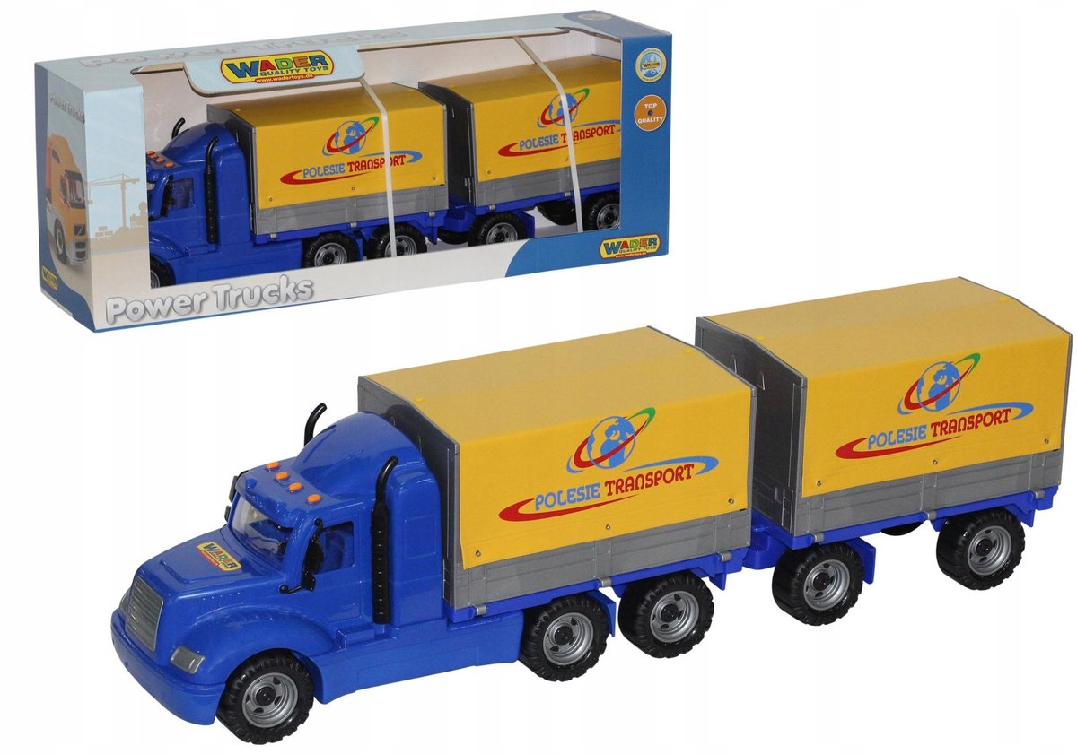Wader Majk Vrachtwagen met Trailer - Speelgoed voor Kinderen