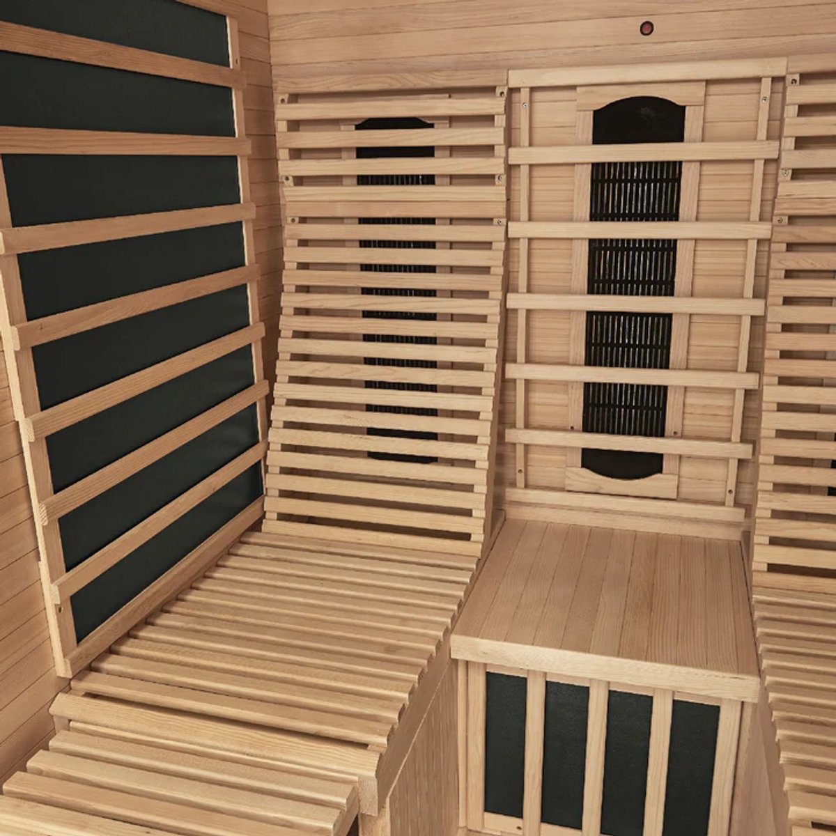 Infraroodcabine / Infraroodsauna Helsinki 150 - 2-3 Personen - 150x150x190 cm thumbnail 2