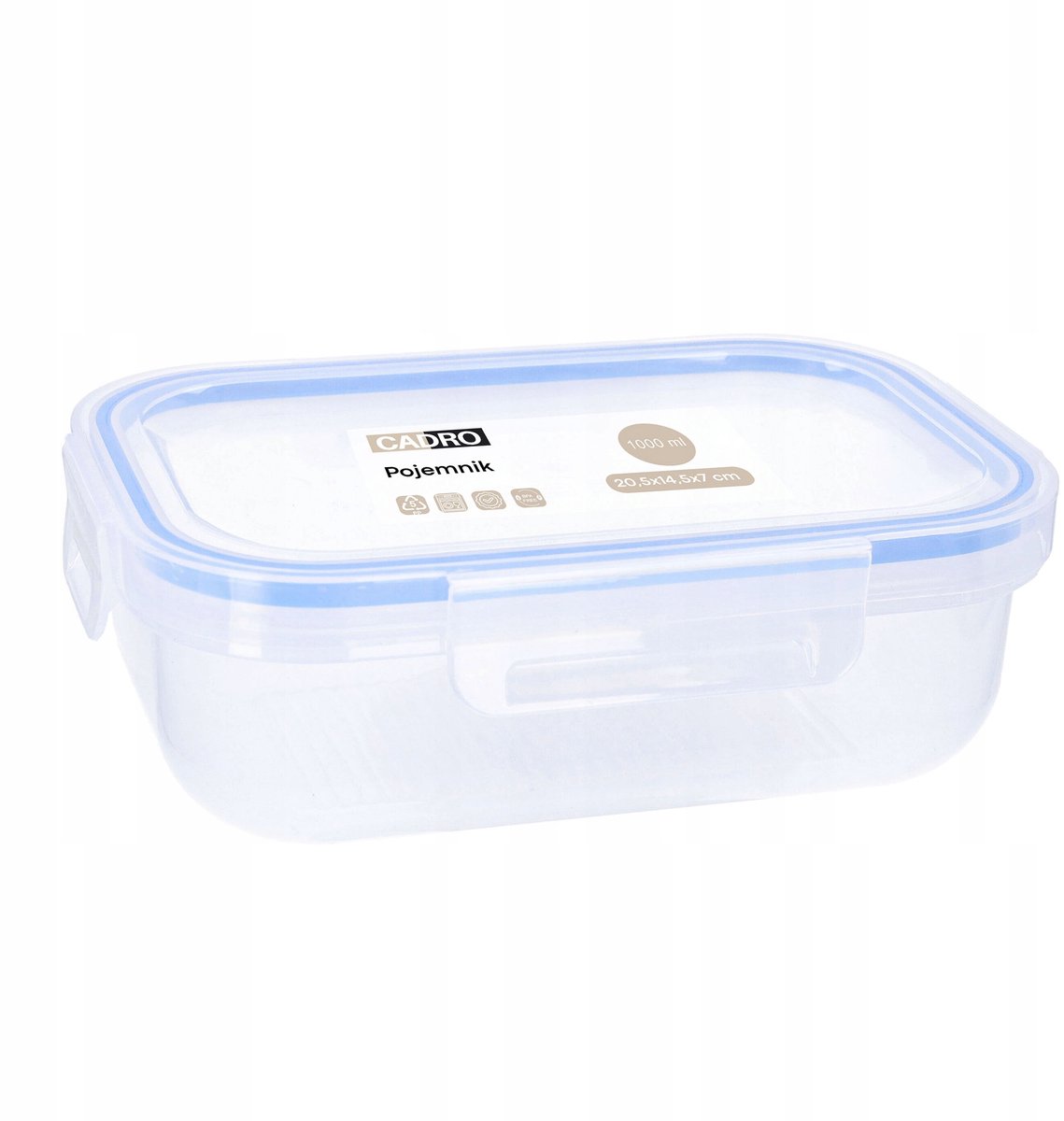 Lunchbox 1L met Lekvrije Deksel en BPA-vrije Kunststof