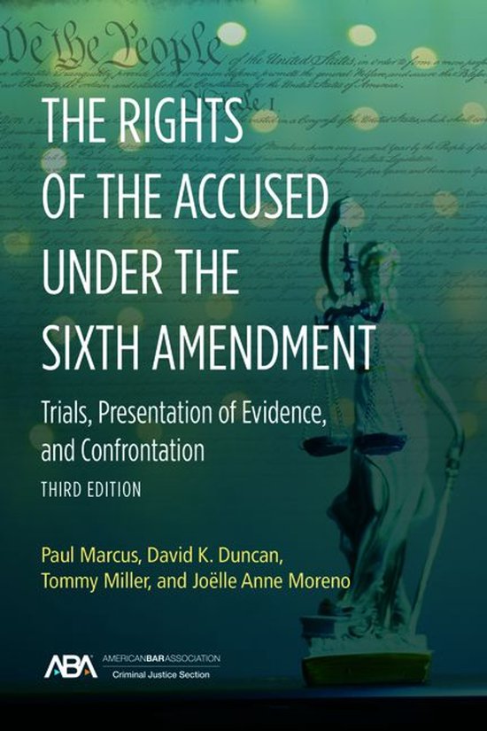 The Rights of the Accused under the Sixth Amendmen - cover