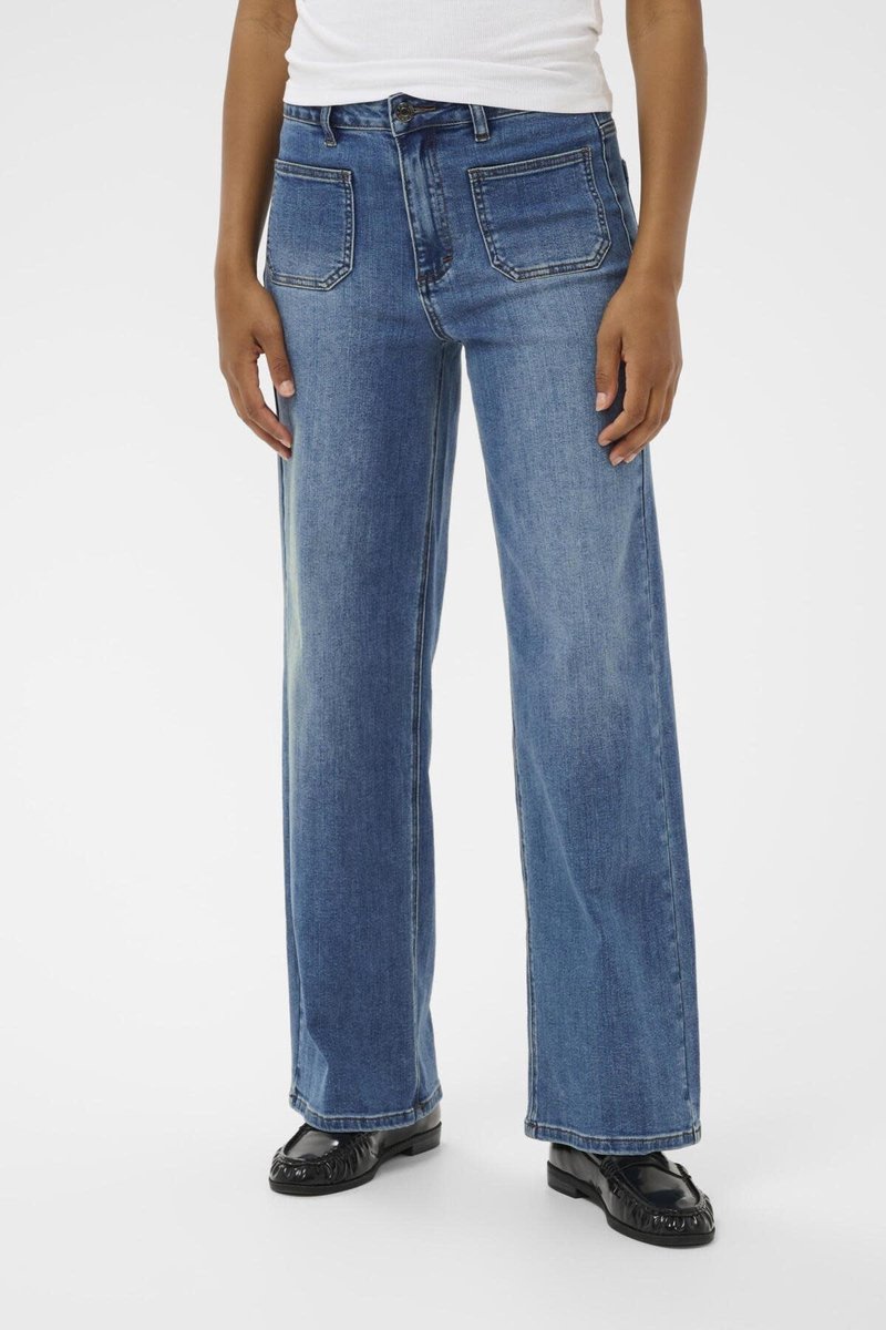 Broek JEANS BROOK KAFFE MEDIUM BLUE 102272