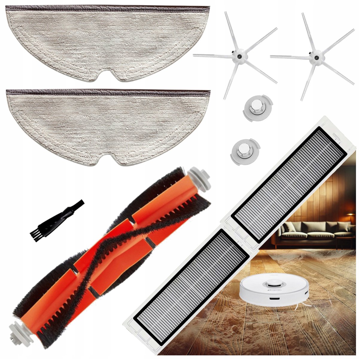 10-delige accessoireset voor Roborock S5/S6/E35 Robotstofzuiger