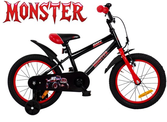 B-TWIN kinderfiets 16 inch - oranje voor 4-6 jaar
