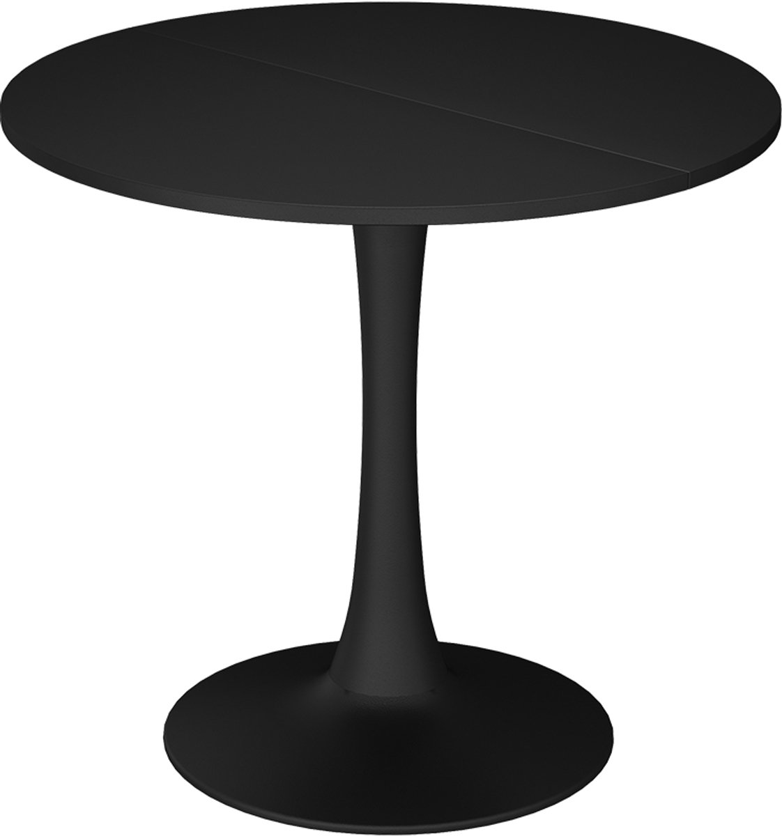 Vicco Carl Eettafel – 80 x 80 cm Zwart