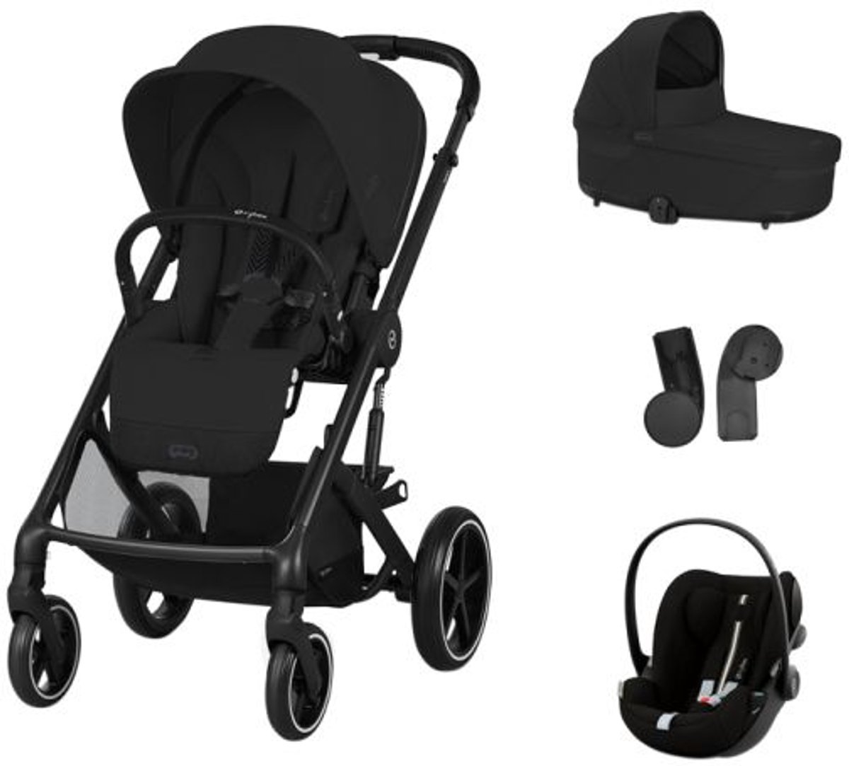Cybex Balios S Lux Kinderwagen 3 in 1 Set - Black Comfort - Cybex - €1.029,80