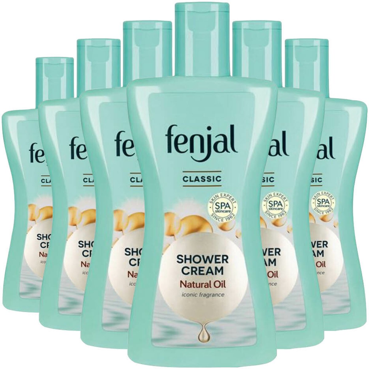 Fenjal Douche crème Classic - 6 x 200 ml - Voordeelverpakking